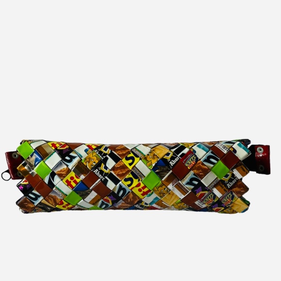 Nahui Ollin | Women's Candy Wrapper Clutch - Picture 6 of 15